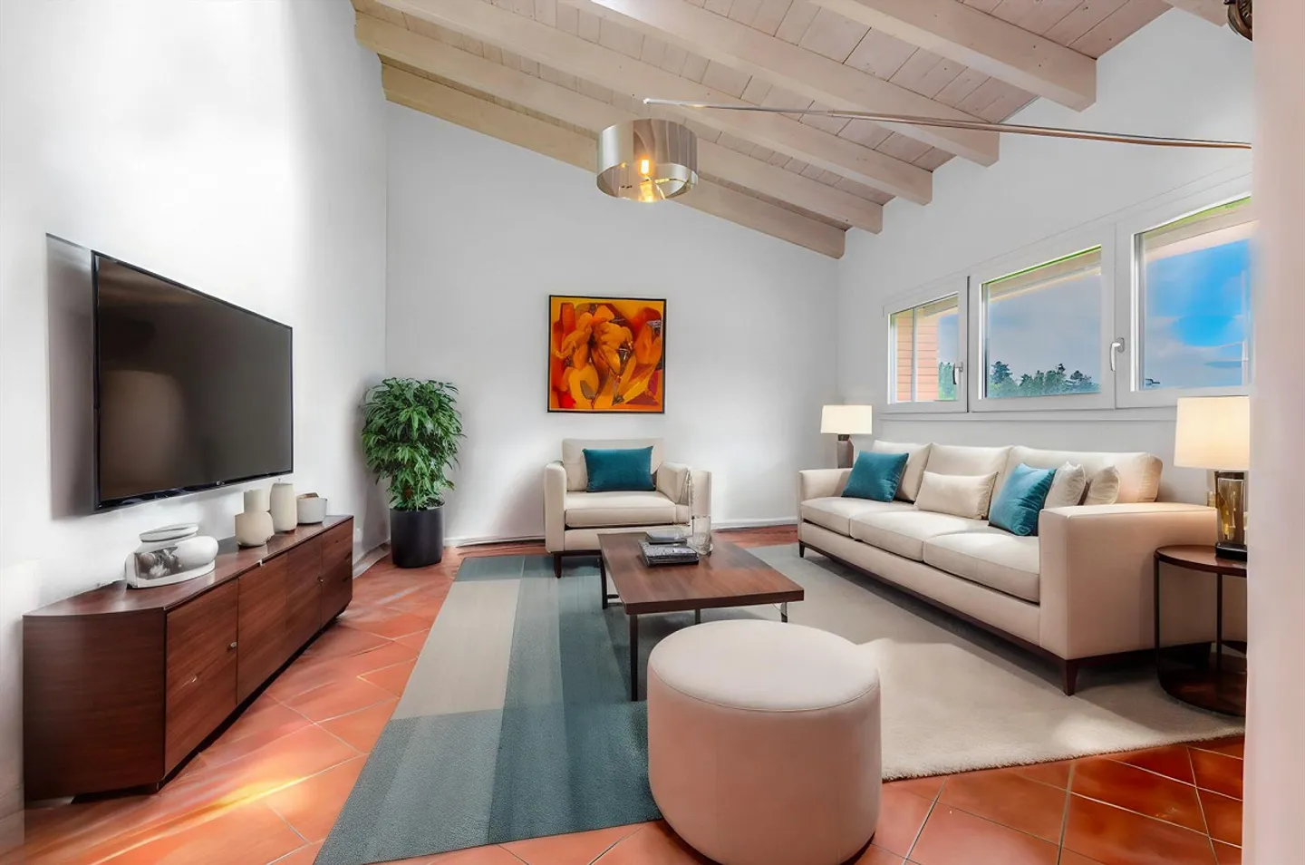 STUPENDO ATTICO 3.5 CON VISTA APERTA IN CENTRO A MENDRISIO - Foto 3 di 9