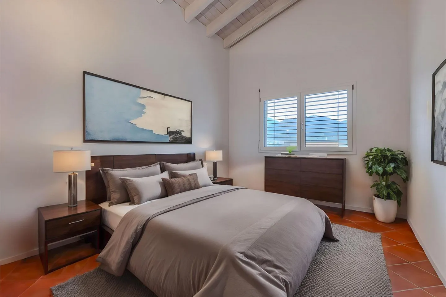 STUPENDO ATTICO 3.5 CON VISTA APERTA IN CENTRO A MENDRISIO - Foto 5 di 9