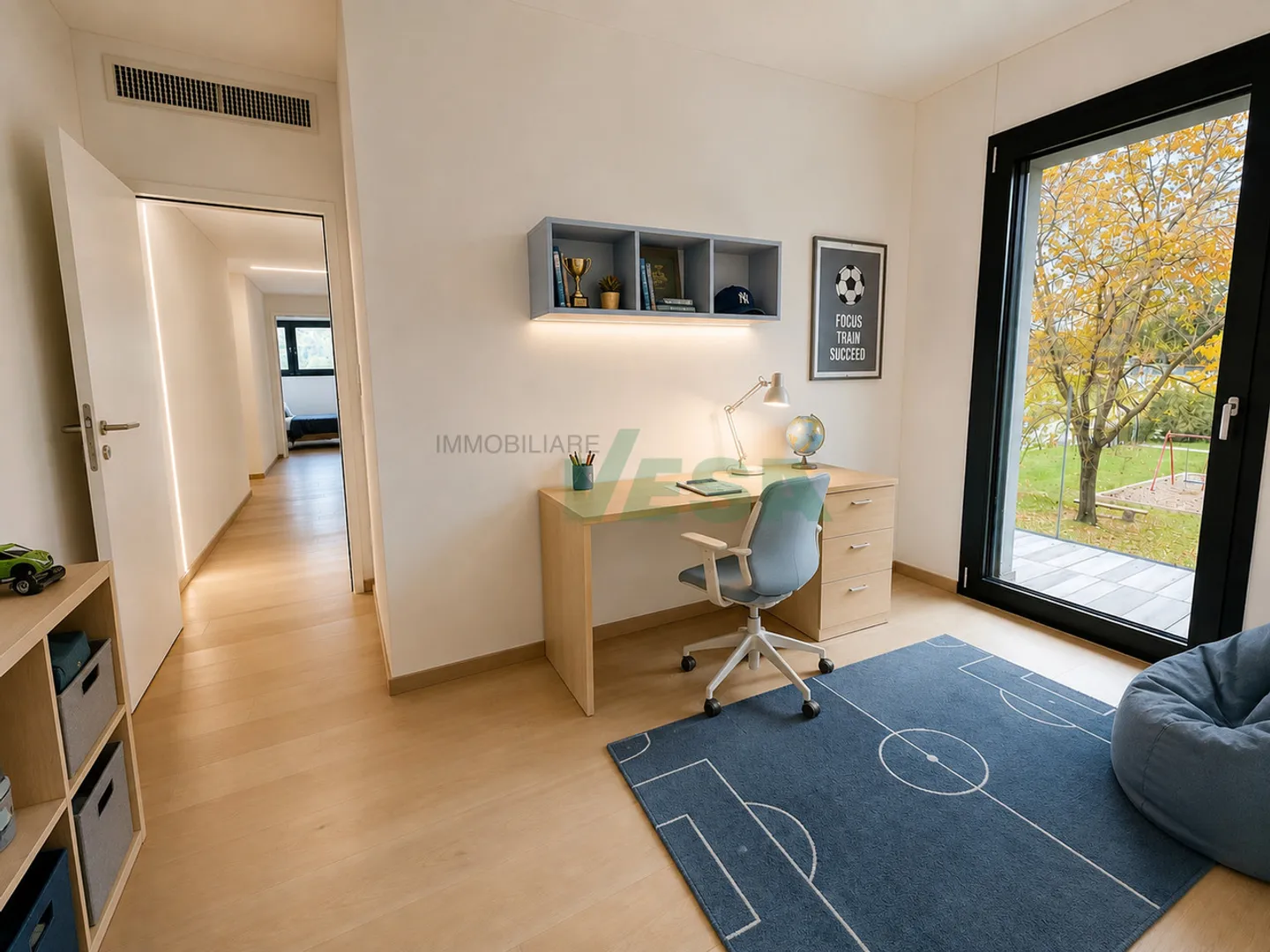 Elegante attico con vista lago - Foto 9 di 11