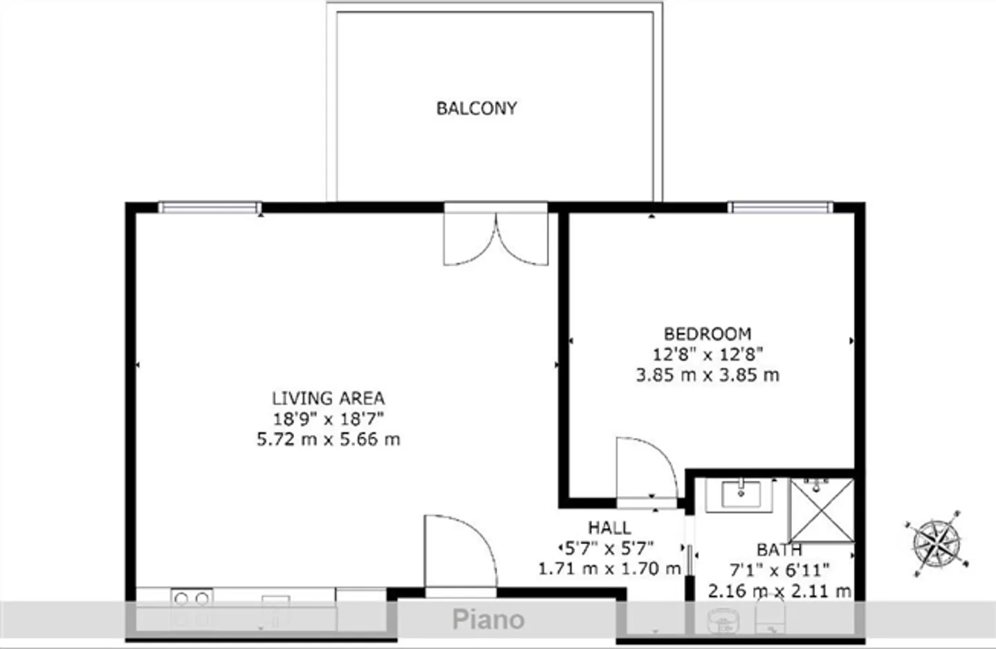 Schöne 2,5-Zimmer-Wohnung mit überdachtem Stellplatz in neuem Bau - Foto 16 von 18