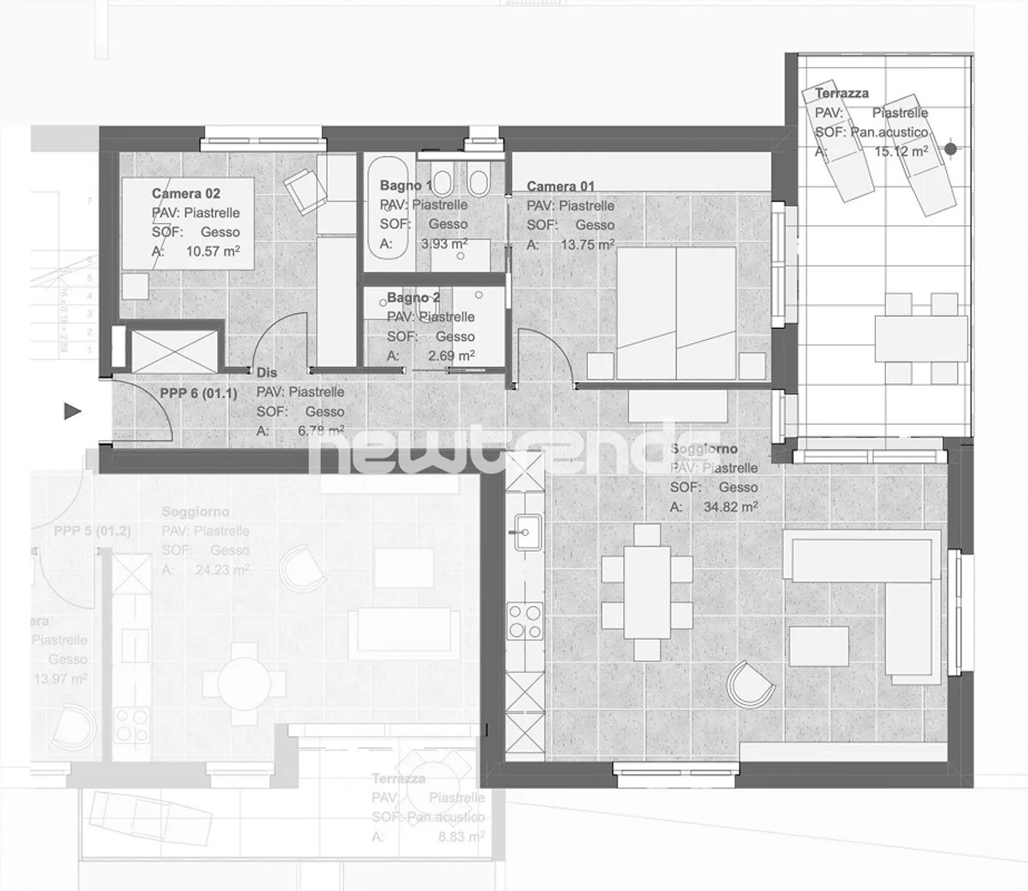 Tesserete: new 3.5 rooms in an exclusive context of 8 units - Photo 13 of 17