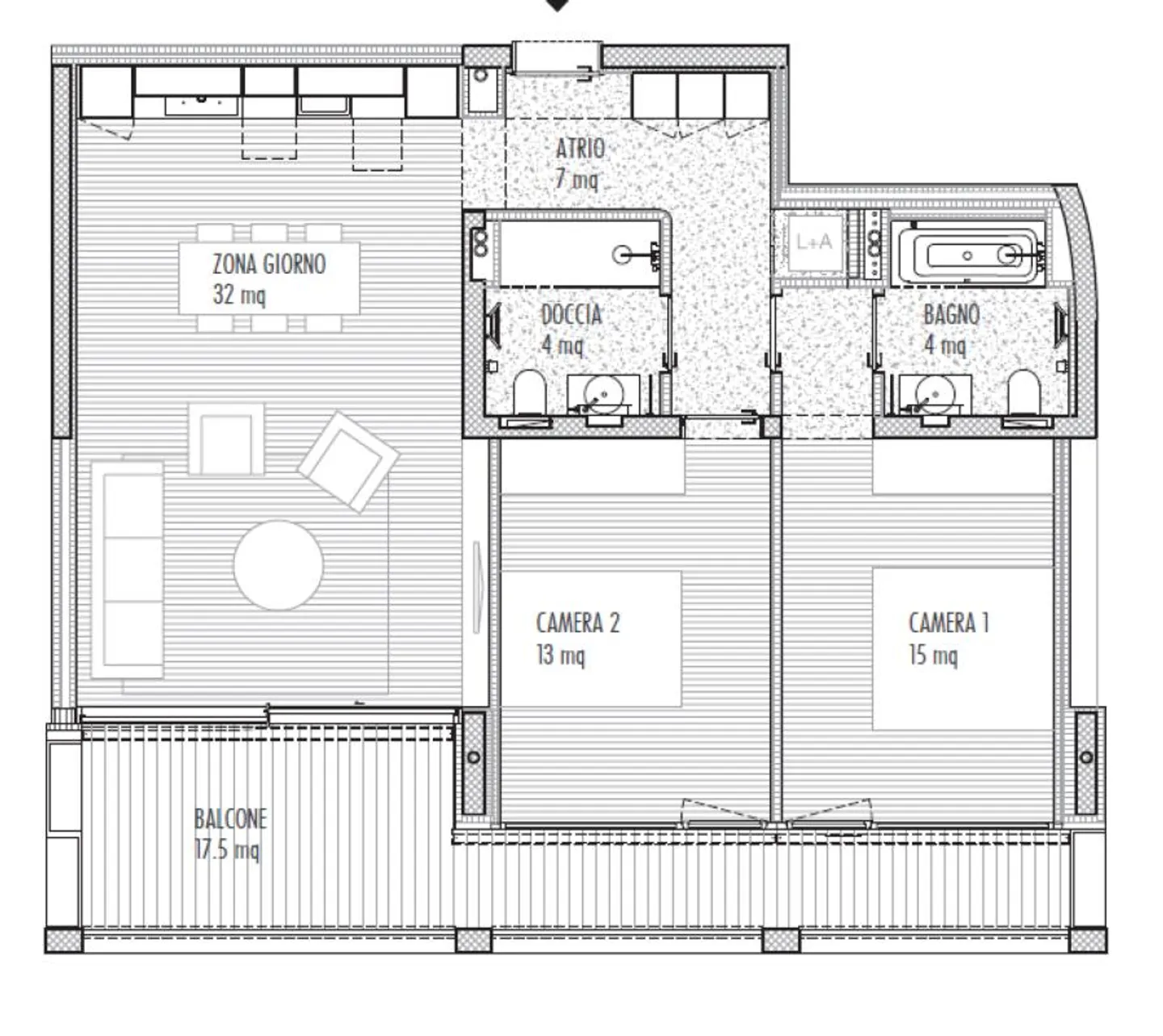Appartement élégant et précieux de 3,5 pièces avec vue sur le lac - Photo 9 sur 9
