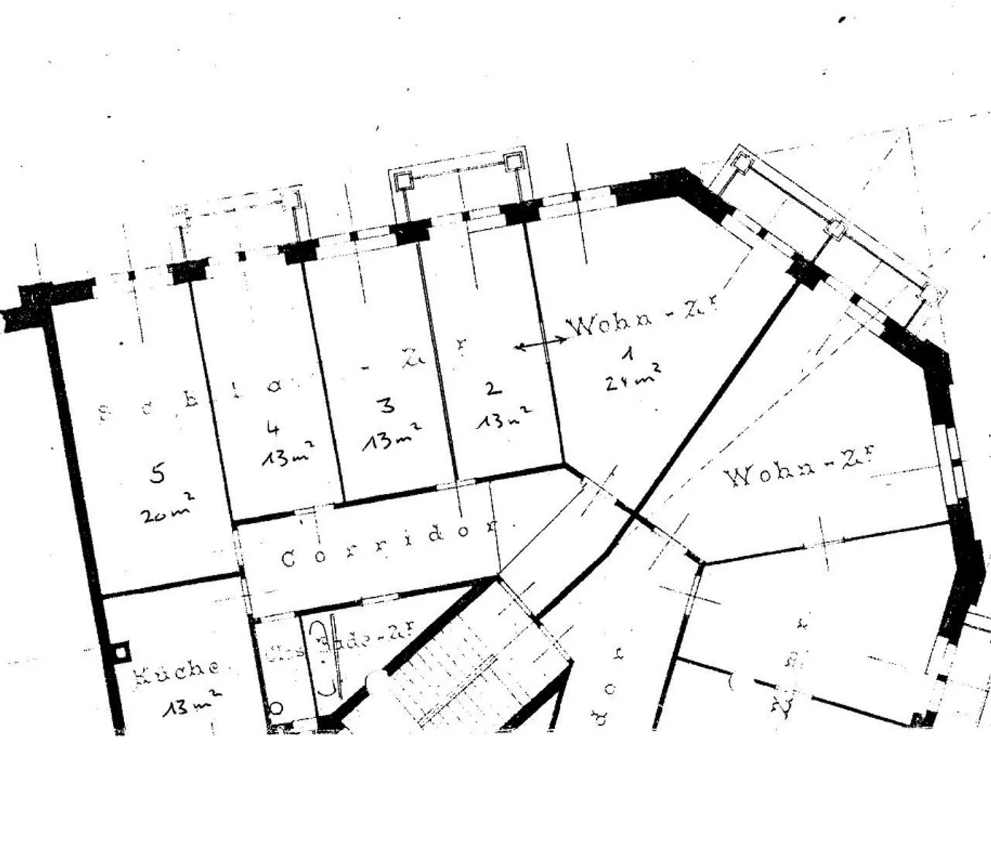 Près de la gare centrale de St-Gall, appartement ancien rénové et spacieux de 5.5 pièces avec balcon - Photo 13 sur 13