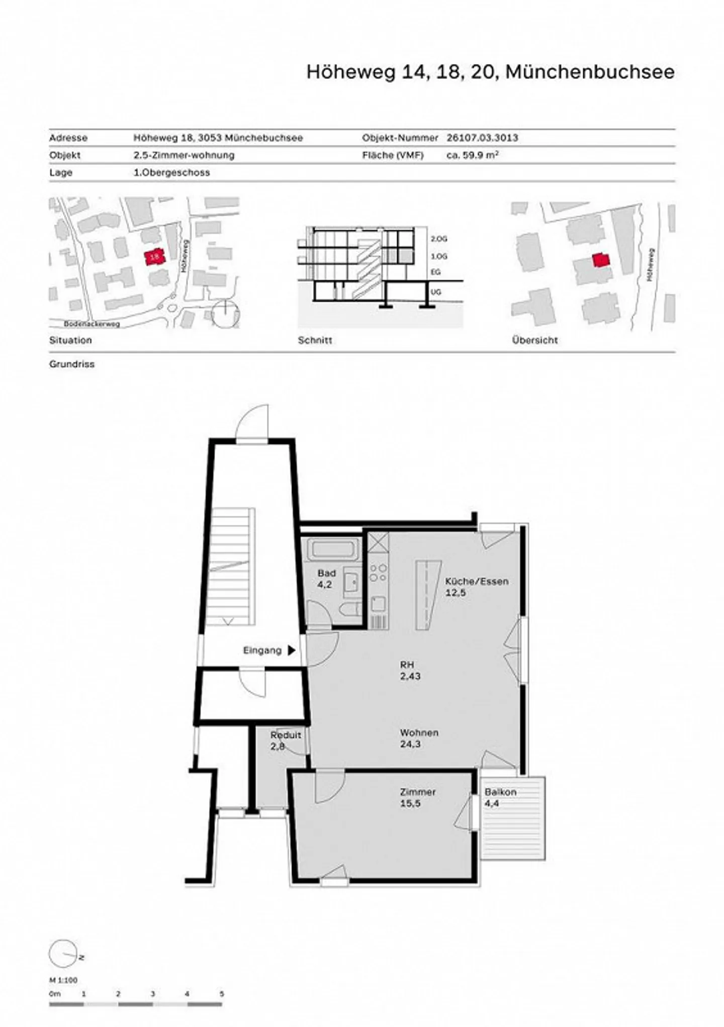 Modernes Apartment im Stadtzentrum - Foto 7 von 9