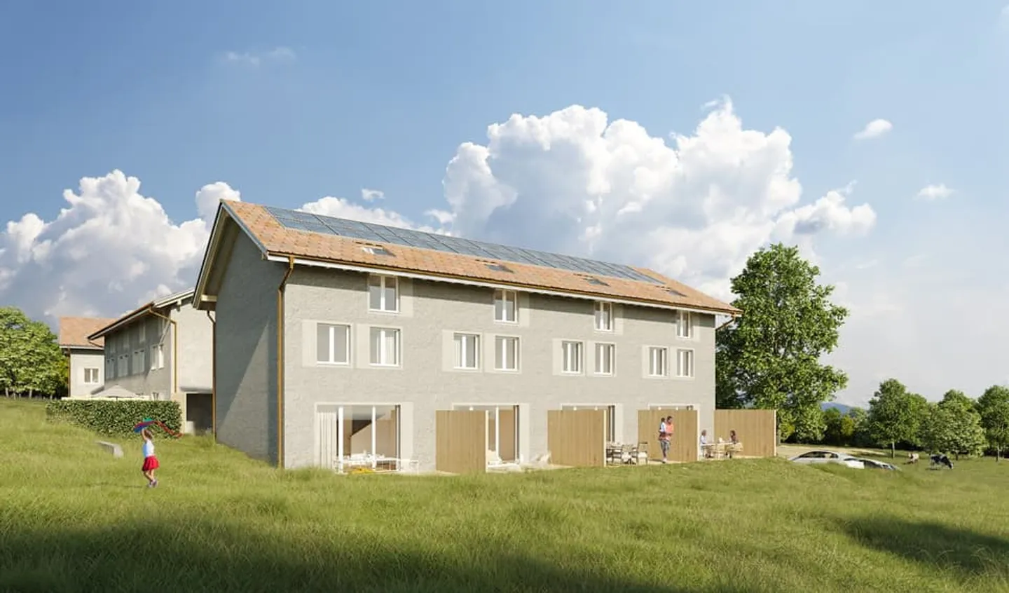 Modernes Reihenhaus in der Natur - Foto 6 von 7