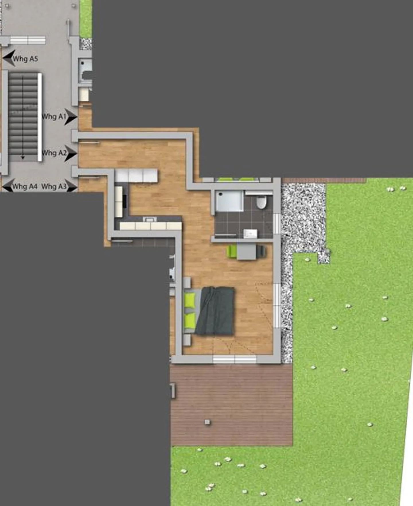 studio moderne dans un emplacement central - Photo 7 sur 8