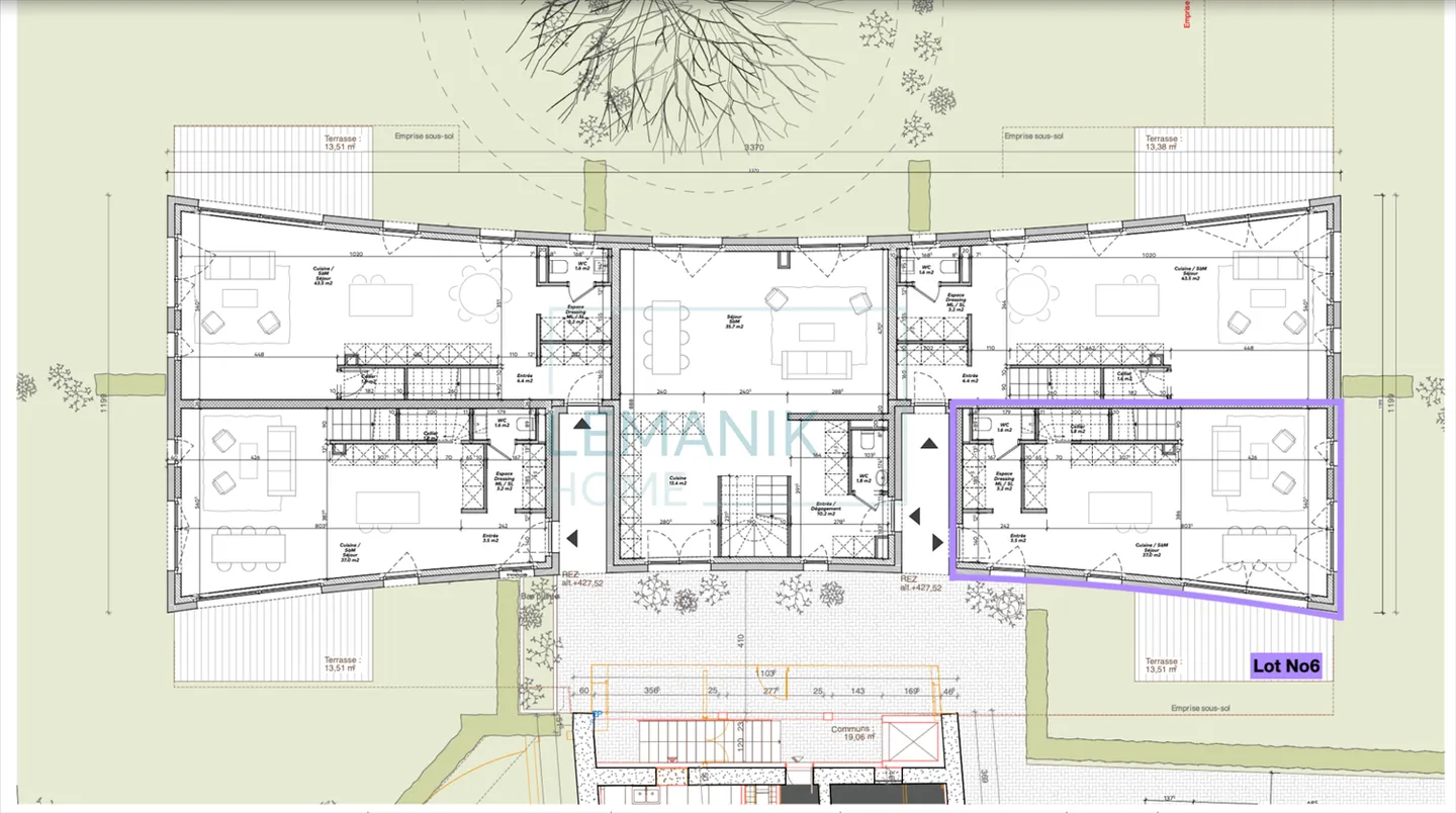 Esclusività? Elegante duplex con 5 camere e giardino, idealmente situato a Troinex? Promozione CLOS DES HAIES (Lot n6) - Foto 2 di 6