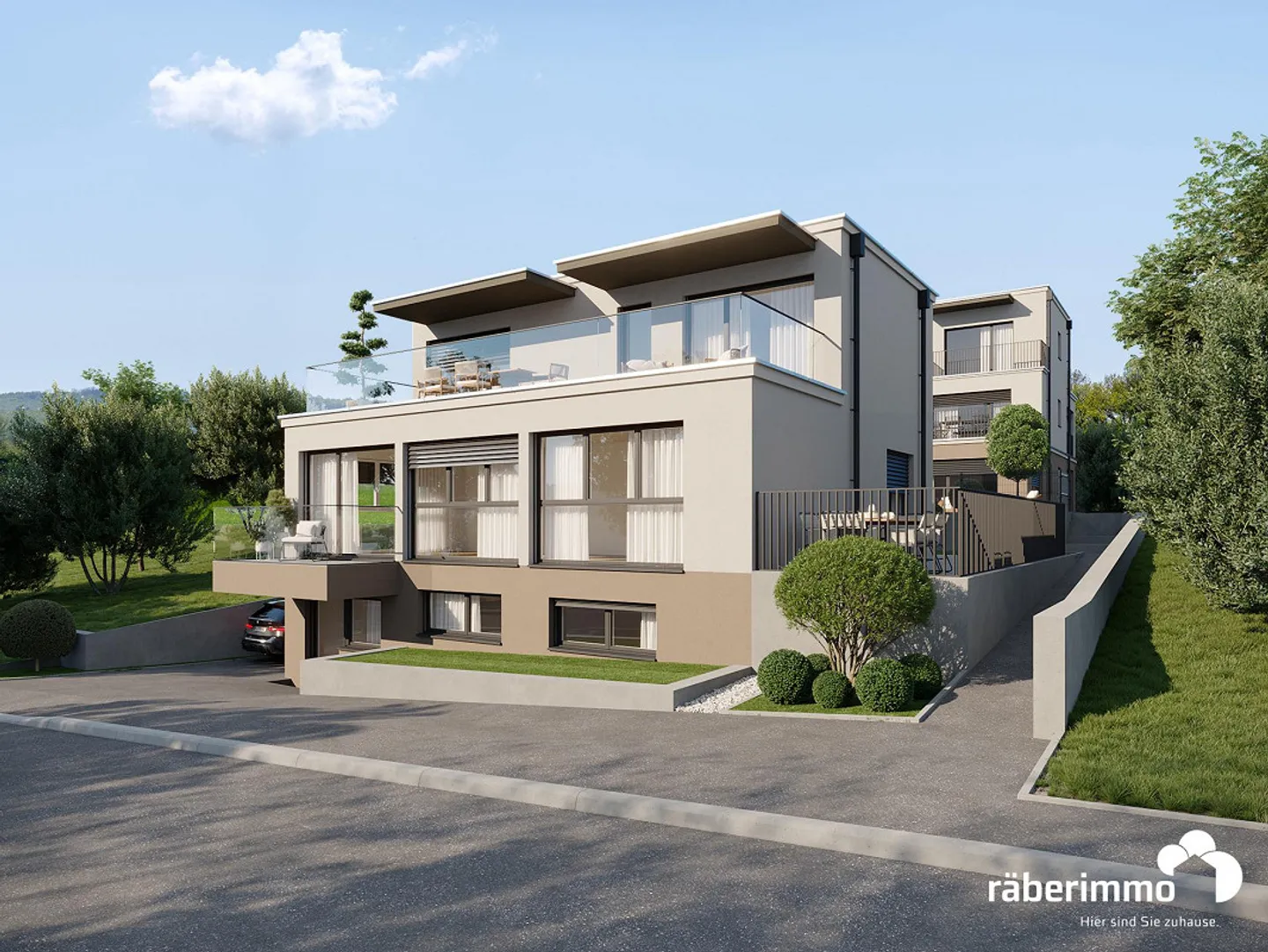 Moderne Einfamilienhäuser in Fahrwangen - Foto 1 von 9