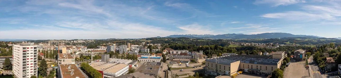 Unobstructed view of the city and countryside, enhanced by the morning light - Photo 1 of 6