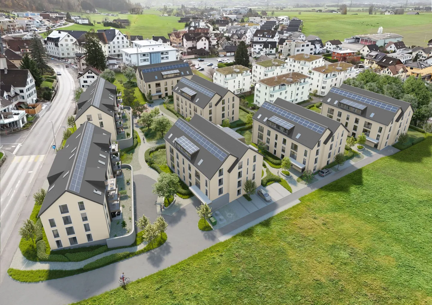 PARCO RESIDENZIALE VILLAGGIO - INIZIO VENDITE 2° FASE - Appartamento 3,5 locali al 2° piano - Foto 1 di 10