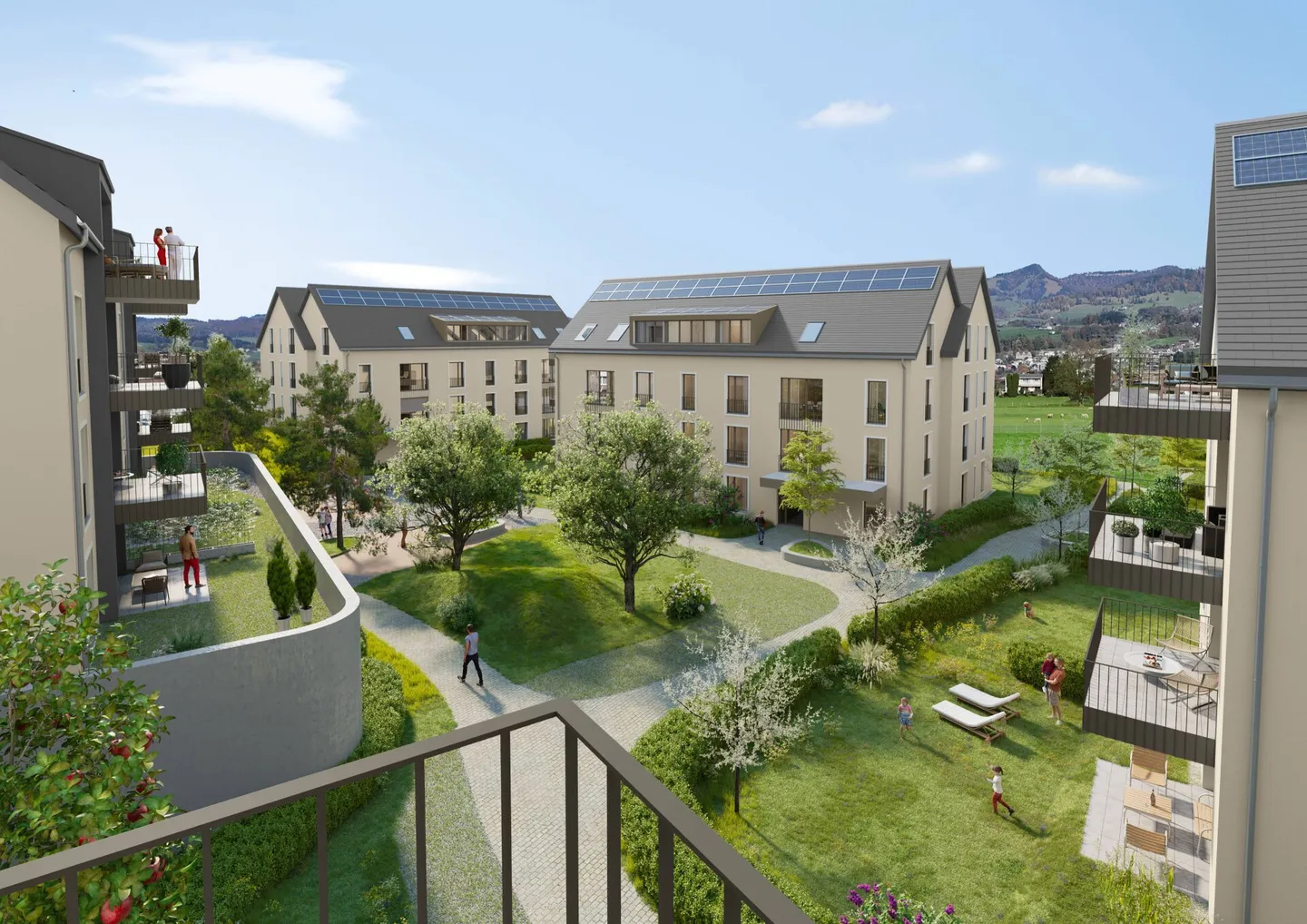 PARCO RESIDENZIALE VILLAGGIO - INIZIO VENDITE 2° FASE - Appartamento 3,5 locali al 2° piano - Foto 3 di 10