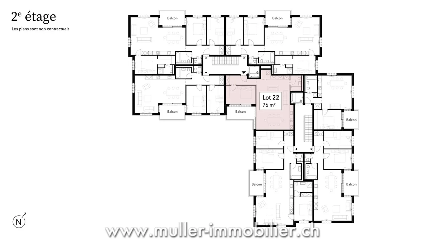 Pretty 2.5 room new apartment in the countryside! - Photo 10 of 13