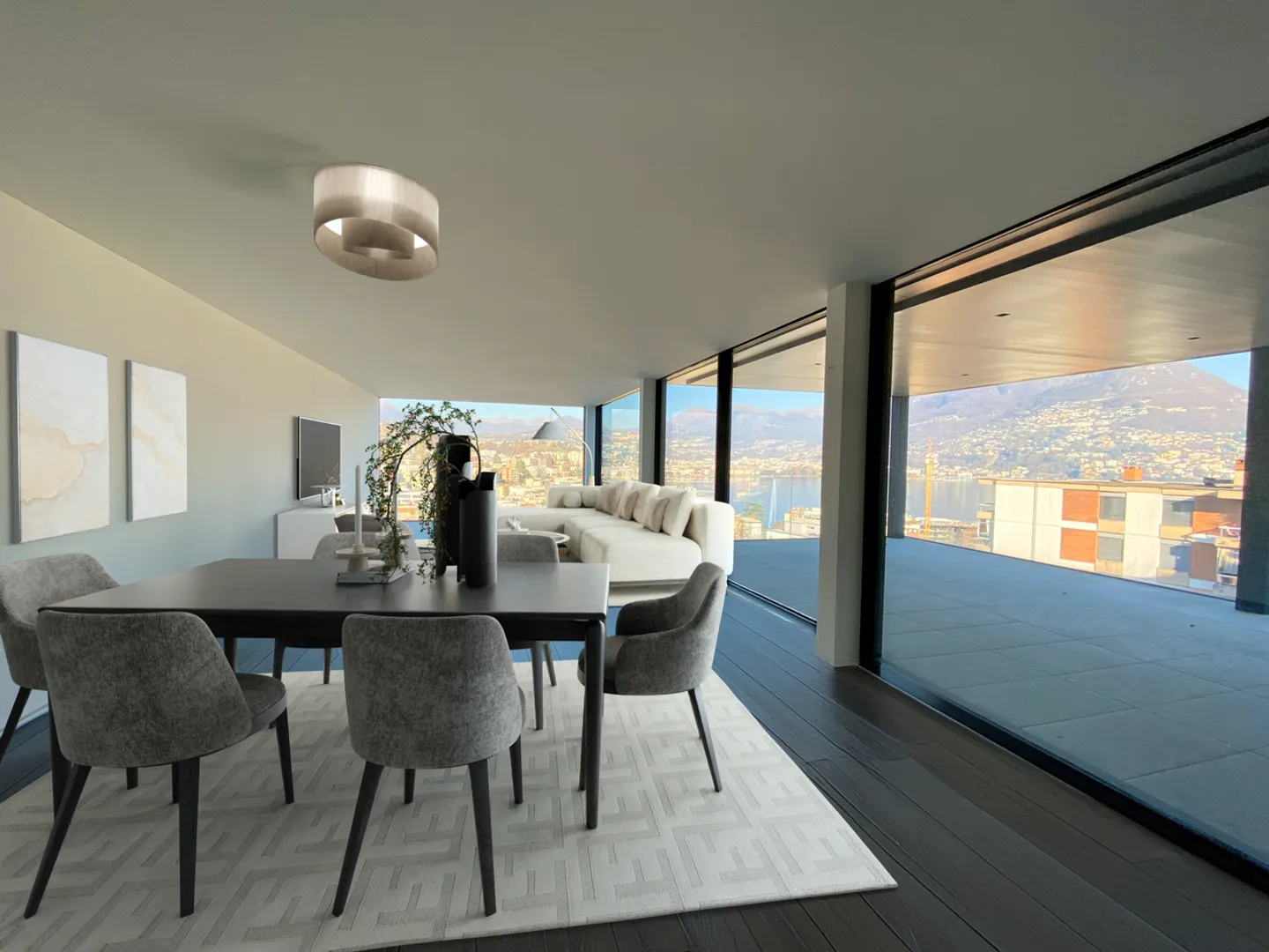 Exclusive penthouse with stunning lake view in Paradiso - Photo 1 of 6