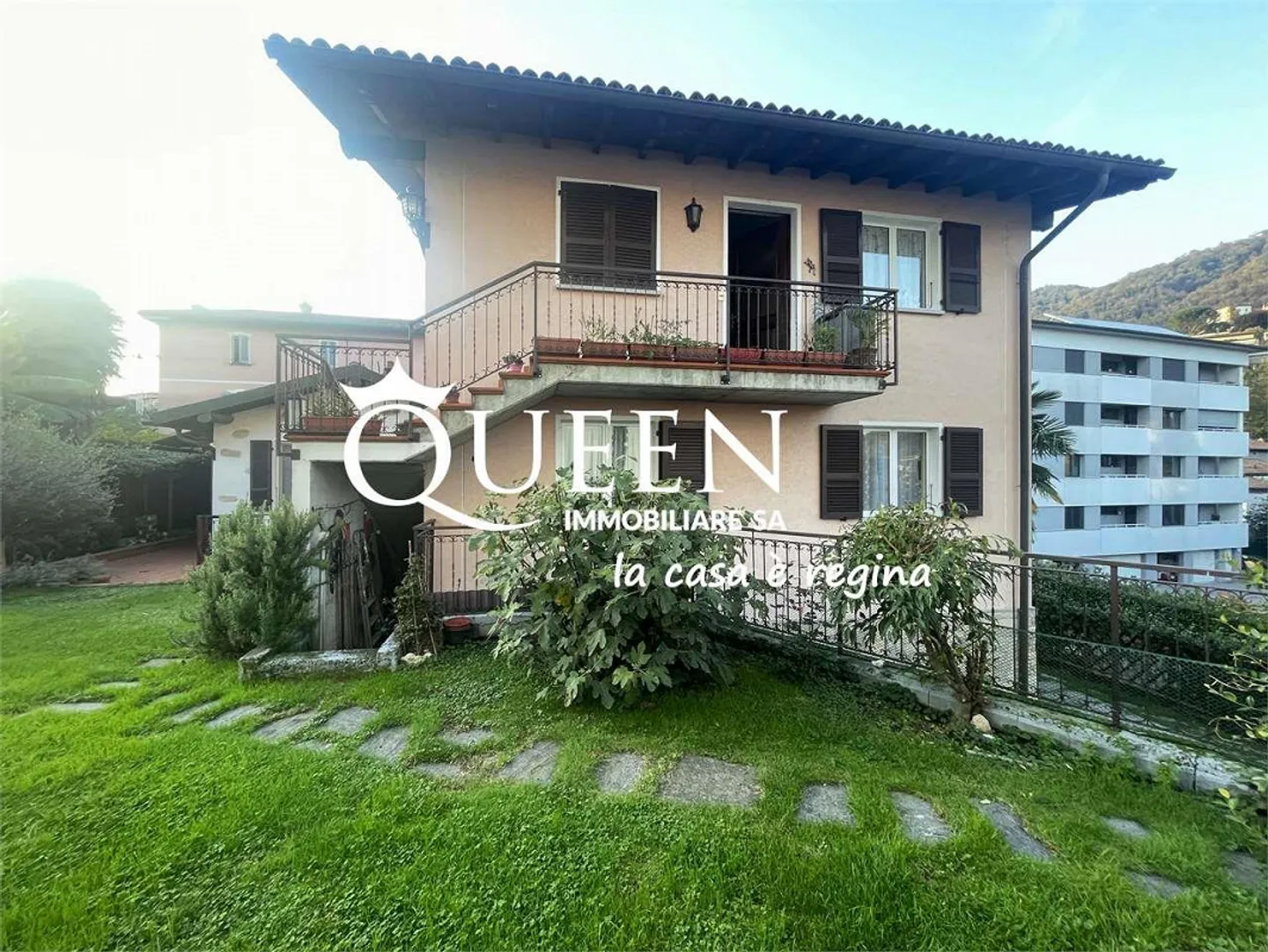 Vacallo: Duplexwohnung 4.5 Zimmer, 140 m², Garten, ruhige Lage - Foto 12 von 13