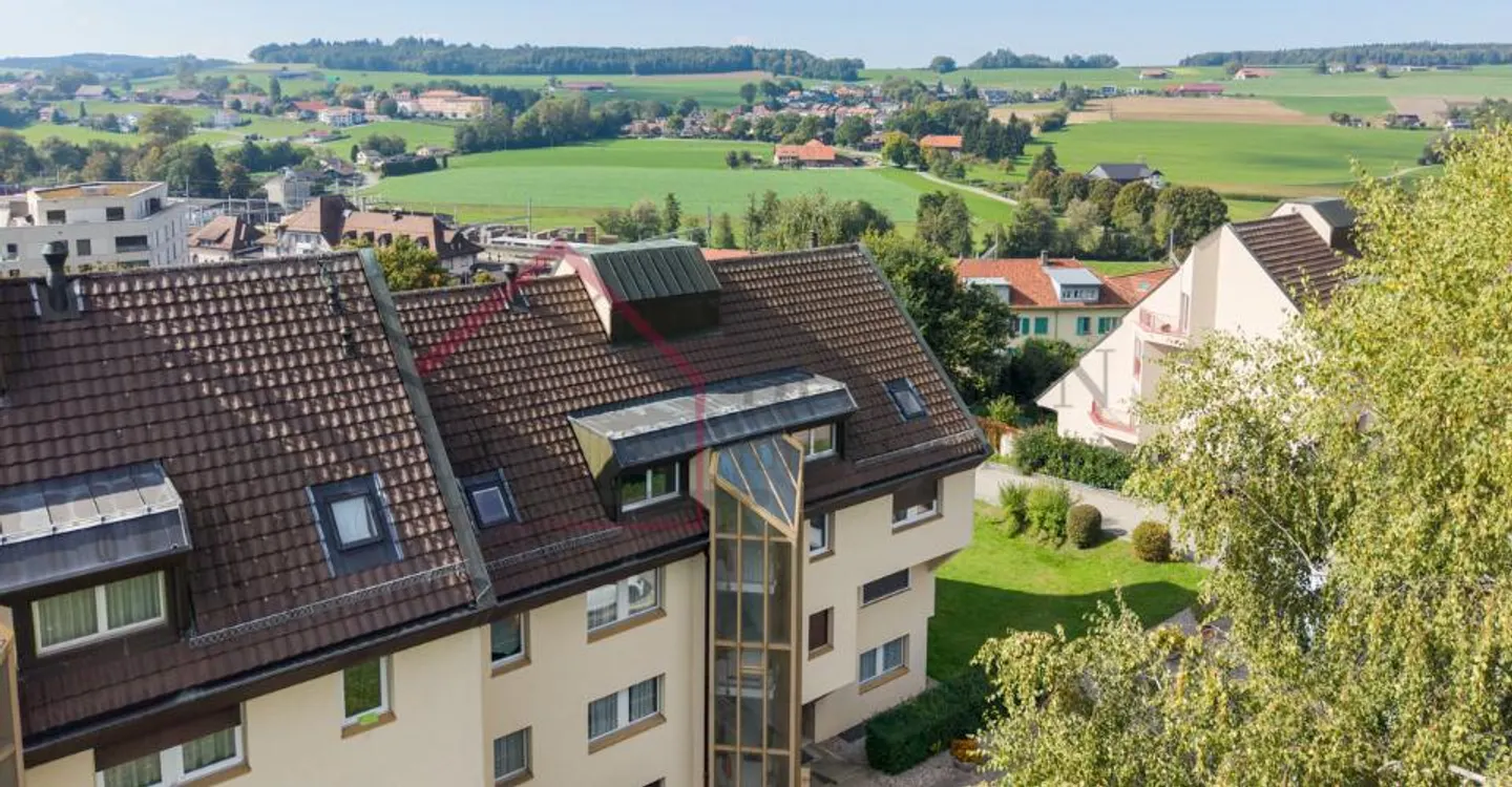 Geräumige 4,5 Zimmer mit privatem Aufzug - Zentrum von Romont - Foto 12 von 12