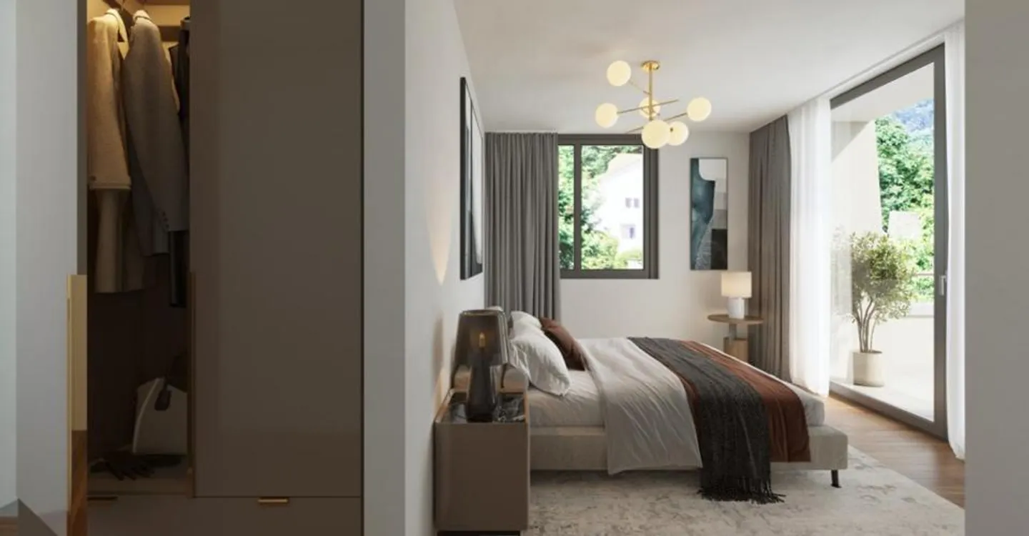 Stilvolle Terrassenwohnung mit Aussicht - Foto 3 von 4
