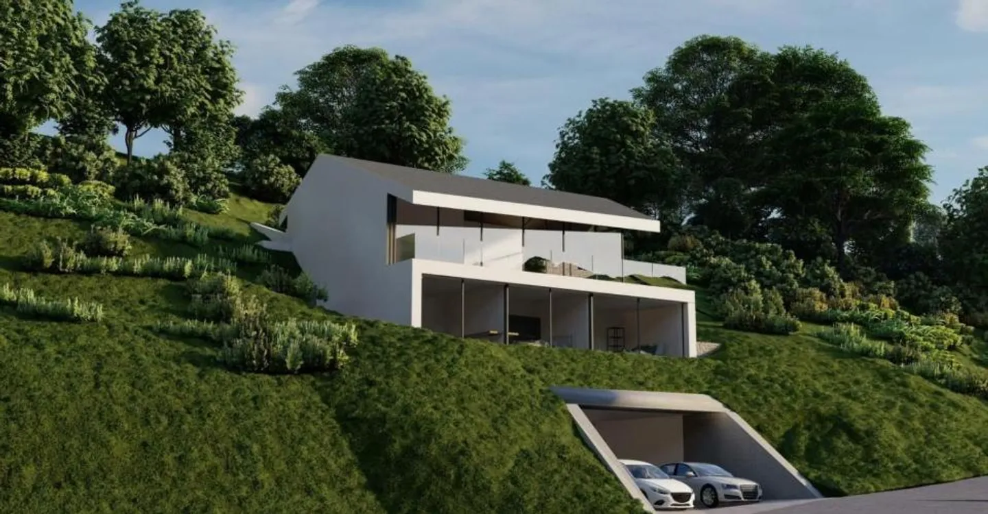 Plot with building permit and project for a single-family villa - Photo 3 of 5