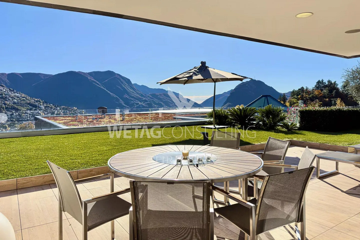 Appartamento a Porza con giardino privato e vista sul lago in vendita - Foto 1 di 13