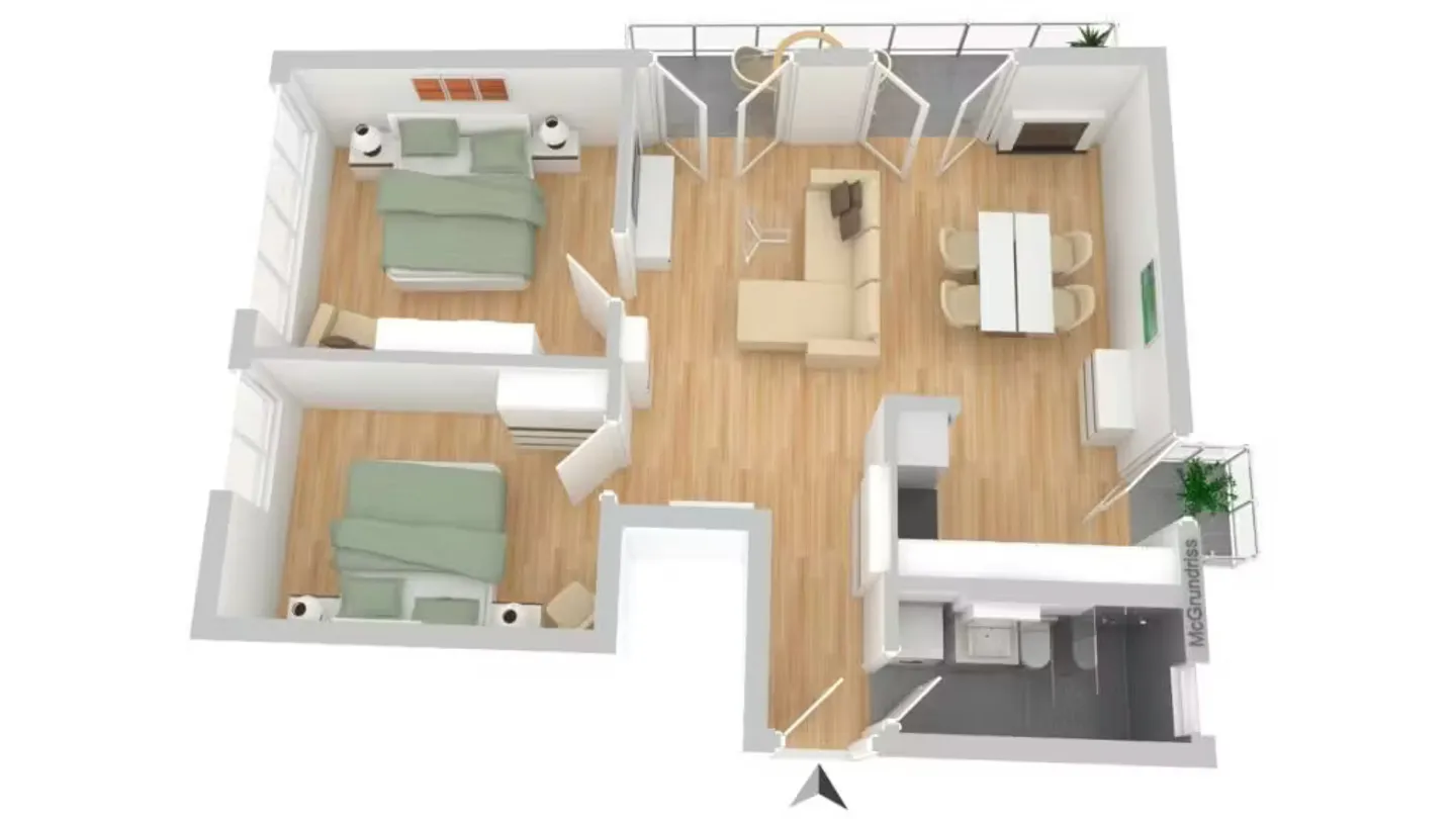 Wohnung mieten - Foto 6 von 7