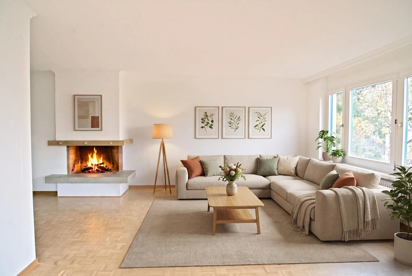gemütliche 4½-Zimmer-Wohnung mit Cheminée - Foto 1 von 4