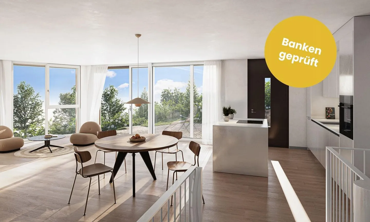 Maisonette de 4,5 pièces avec oasis de jardin privé - Photo 2 sur 2