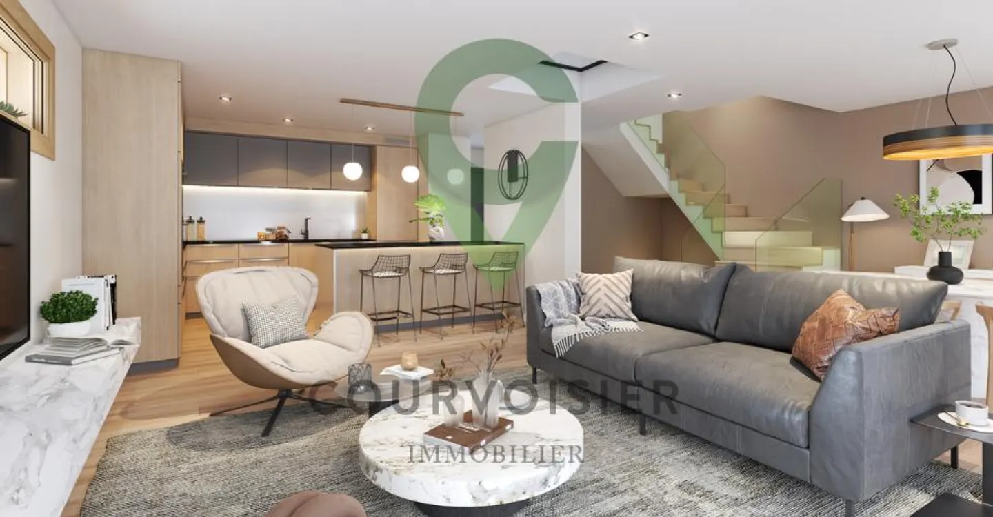 Triplex mit Seeblick und Garten - Foto 3 von 9