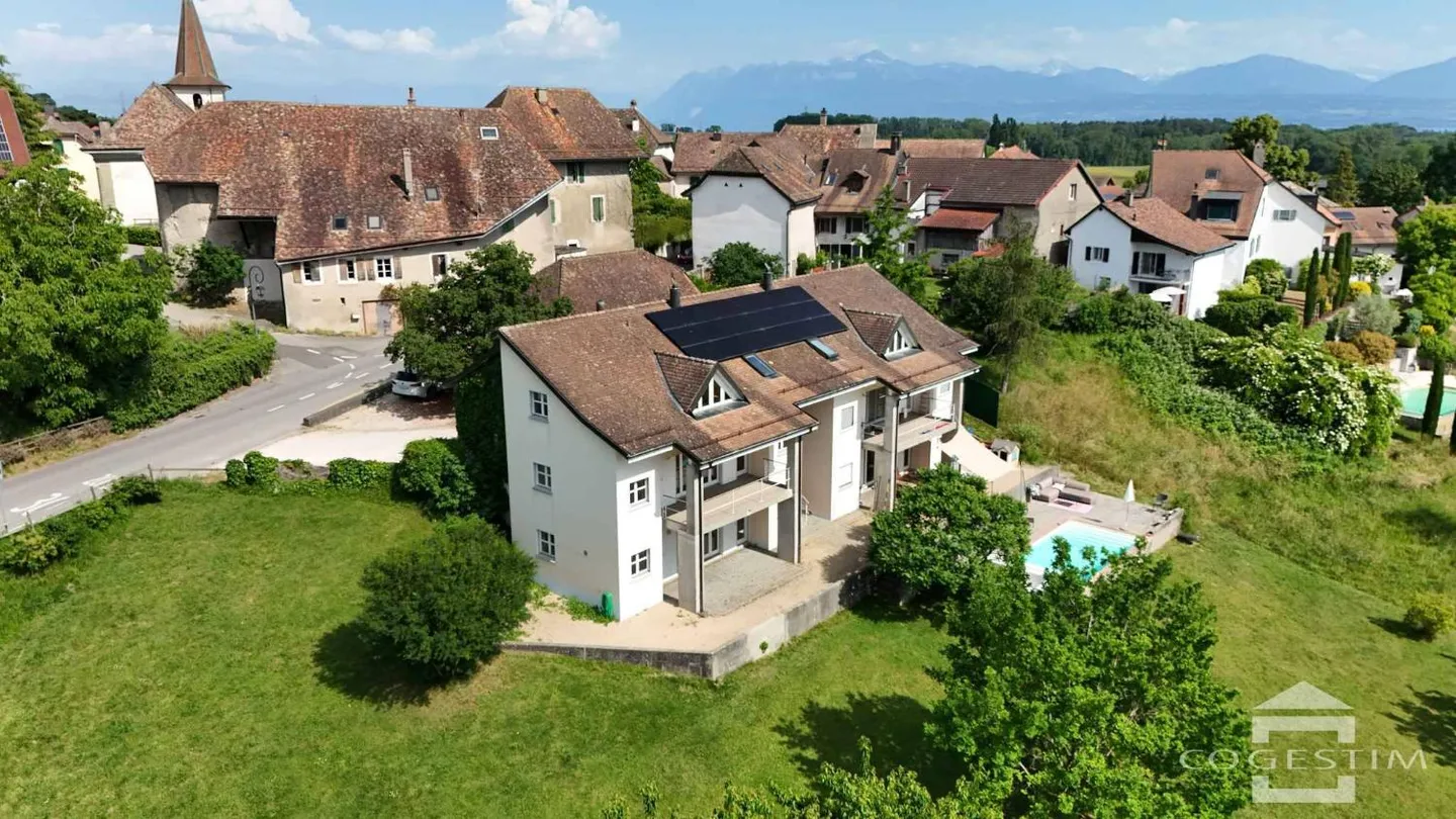 La sérénité de la campagne à 10 minutes de Morges Grande maison mitoyenne - Photo 10 sur 13