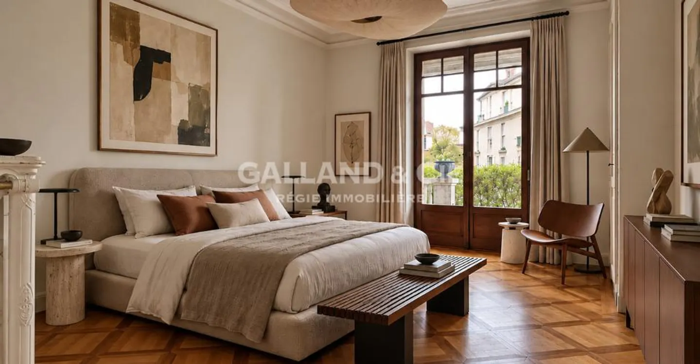 Grand 5,5 pièces, cachet architectural et jardin - Photo 7 of 10