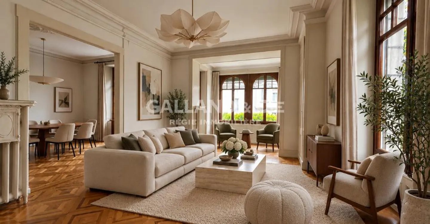 Grand 5,5 pièces, cachet architectural et jardin - Photo 1 of 10