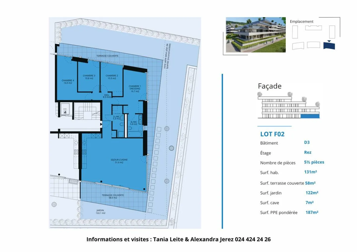 Eccezionale appartamento di 5,5 stanze al piano terra con terrazza e giardino privato - Foto 12 di 13