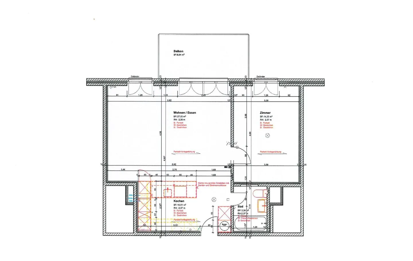 Moderne 2.5 Zimmerwohnung in Hunzenschwil - Foto 11 von 14