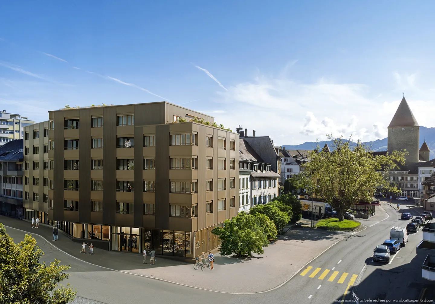 Appartement moderne de 2,5 pièces, idéalement situé à Bulle - Photo 5 sur 6