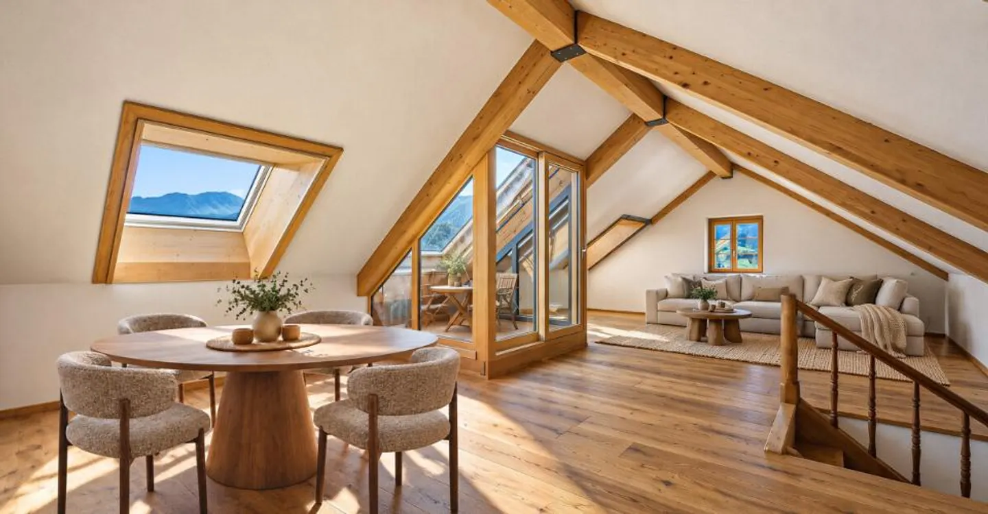 Neubau-Dachmaisonette mit Weitblick in Lain - Photo 4 sur 6