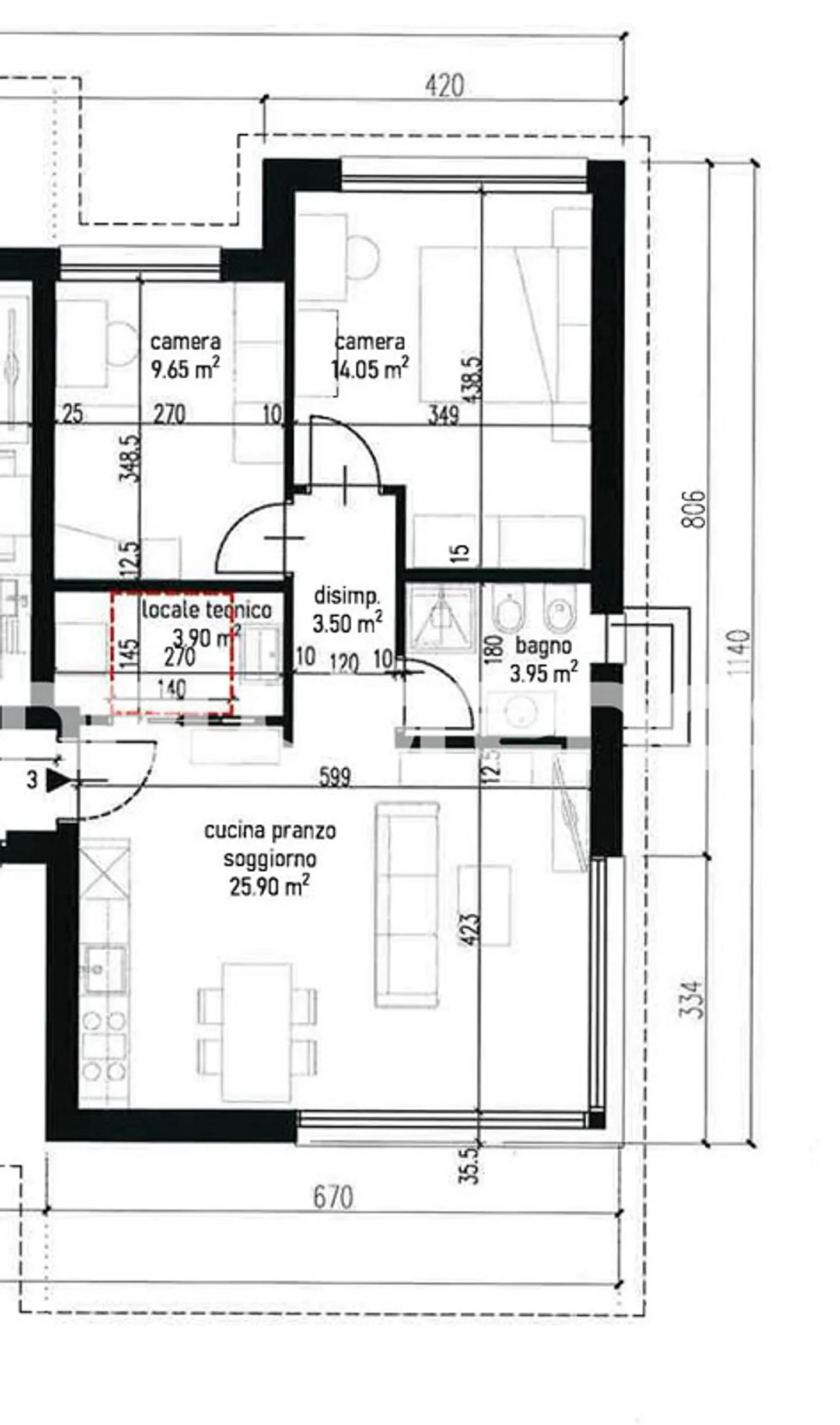 Rivera, 3.5 new construction apartments in a strategic location - Photo 11 of 13