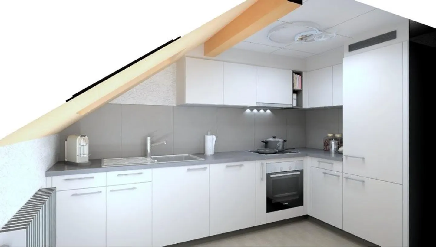 Zu ergreifen! Wunderschöne Wohnung im Zentrum von Fribourg! - Foto 3 von 4