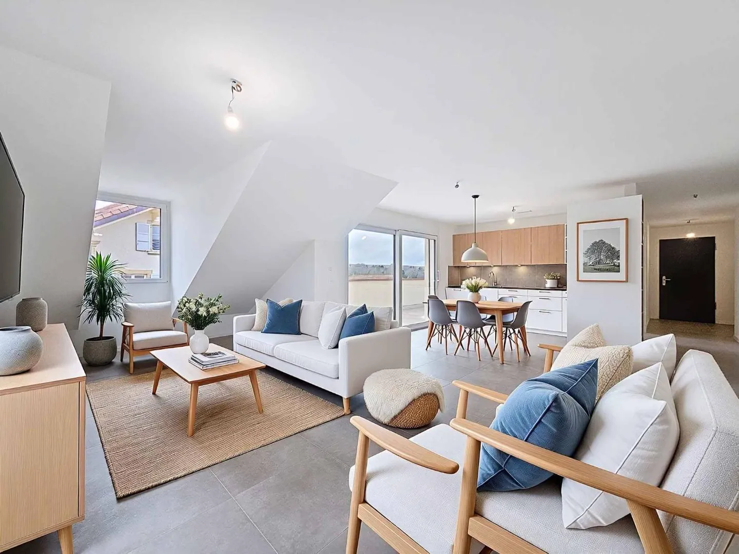 Appartamento di 4.5 locali all'ultimo piano con vista libera - Foto 1 di 12