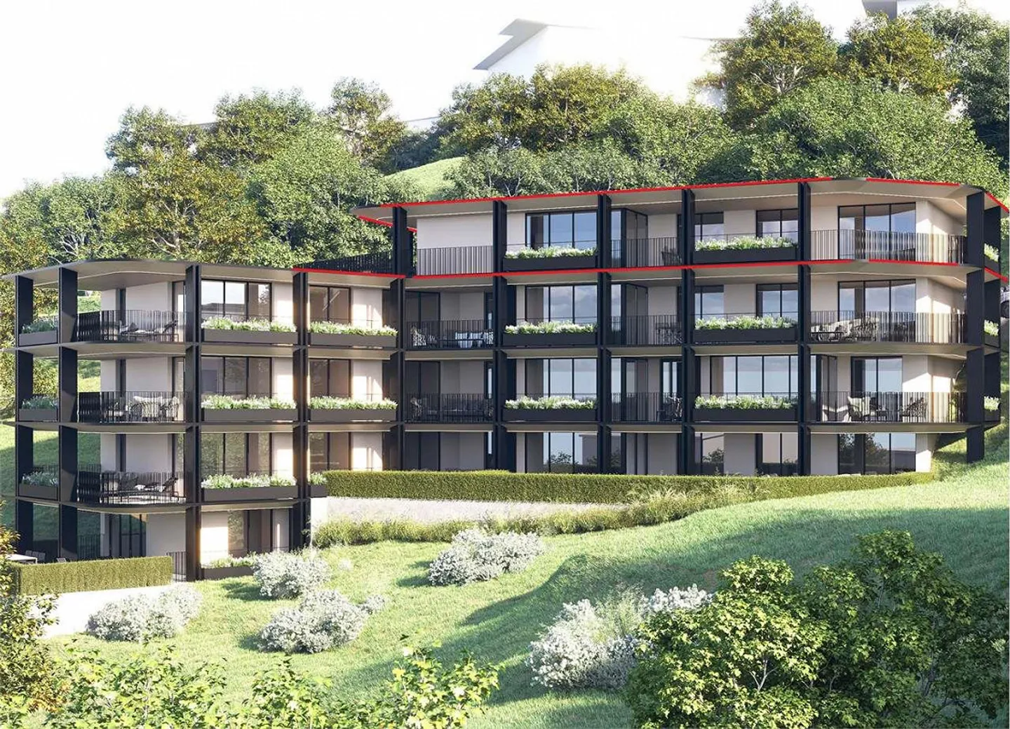 Nuova Residenza Oasis - Raffinato ATTICO 5.5 Locali di 245 m² - Foto 6 di 13