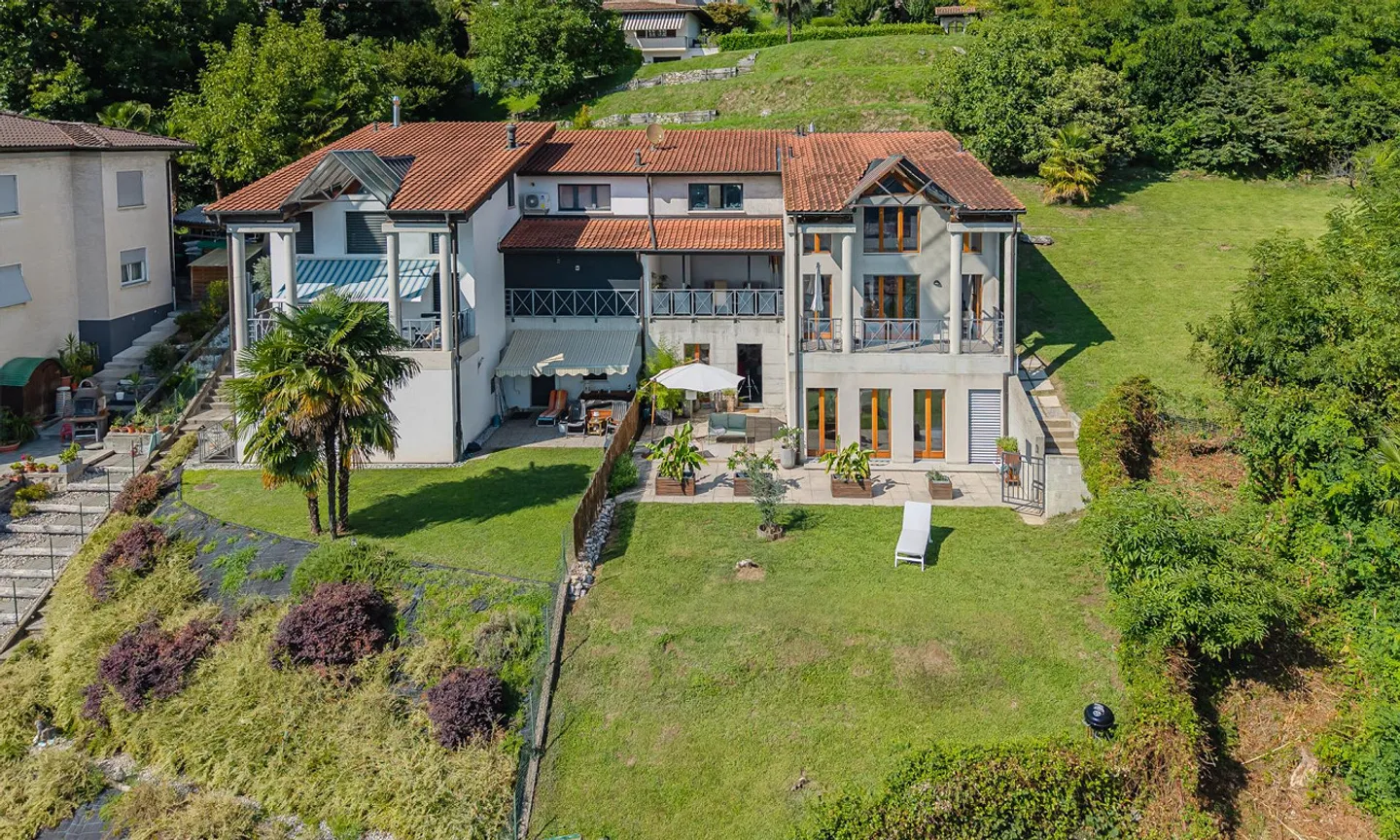 Villa with large plot and open view in Vacallo Alta - Photo 10 of 13