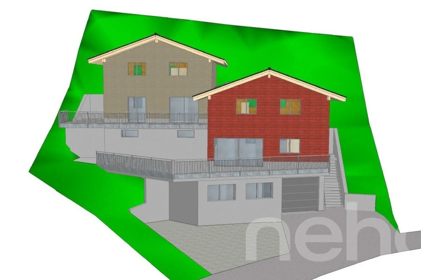 Casa familiare semi-indipendente di nuova costruzione - Il tuo rifugio con panorama montano - Foto 7 di 12