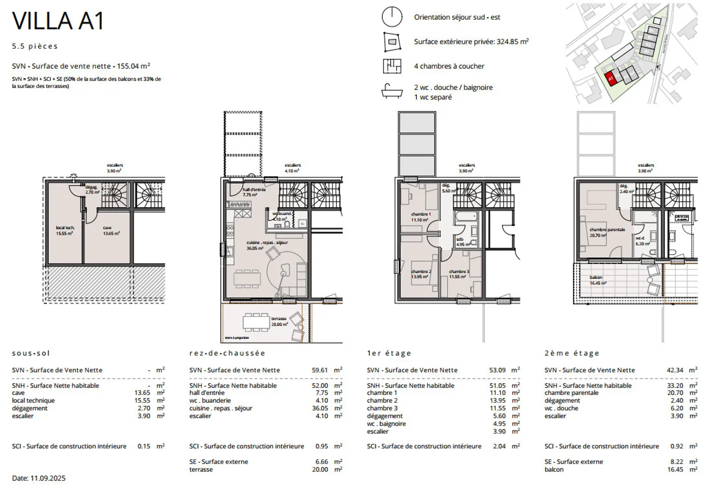 New promotion of 8 villas in Cottens - Photo 9 of 9