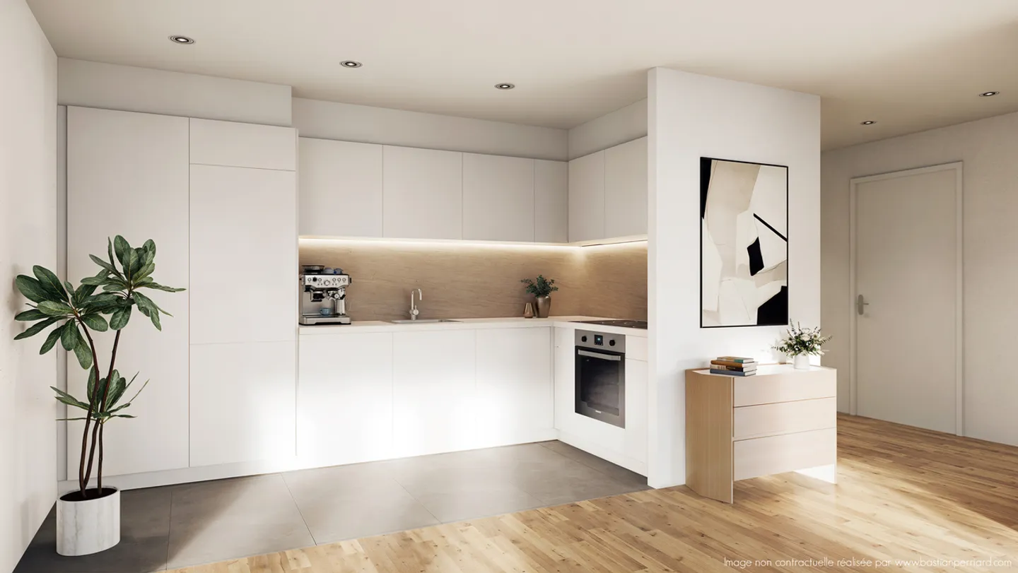 Appartement moderne de 3,5 pièces, idéalement situé à Bulle - Photo 1 sur 7