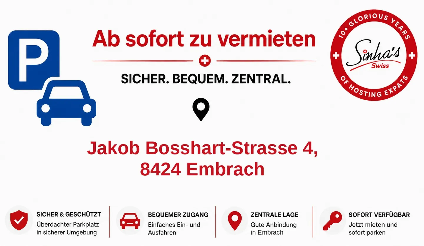🚗Posto auto coperto in affitto a Embrach - Foto 1 di 1