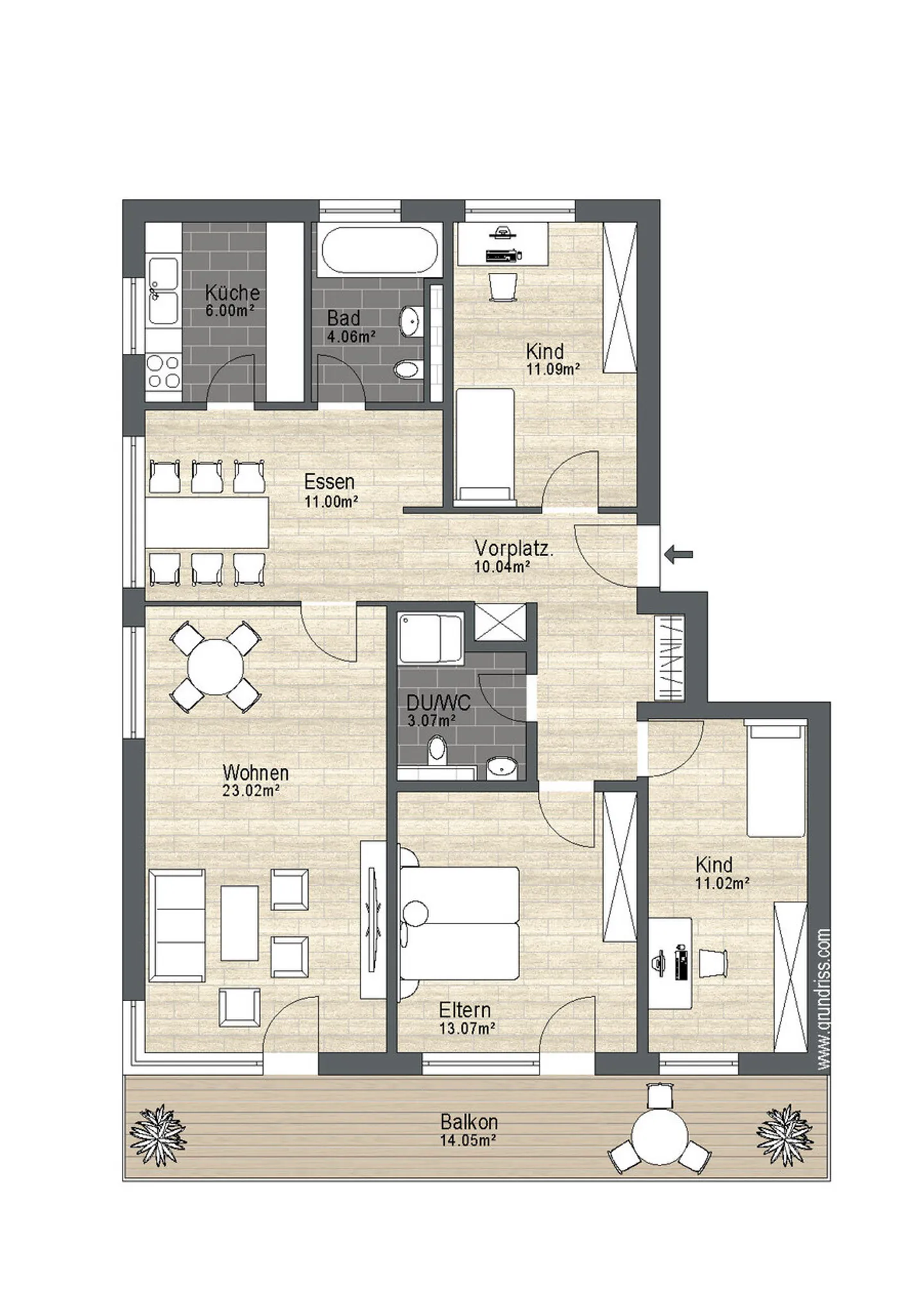 Spacious Apartment with Balcony - Photo 1 of 9