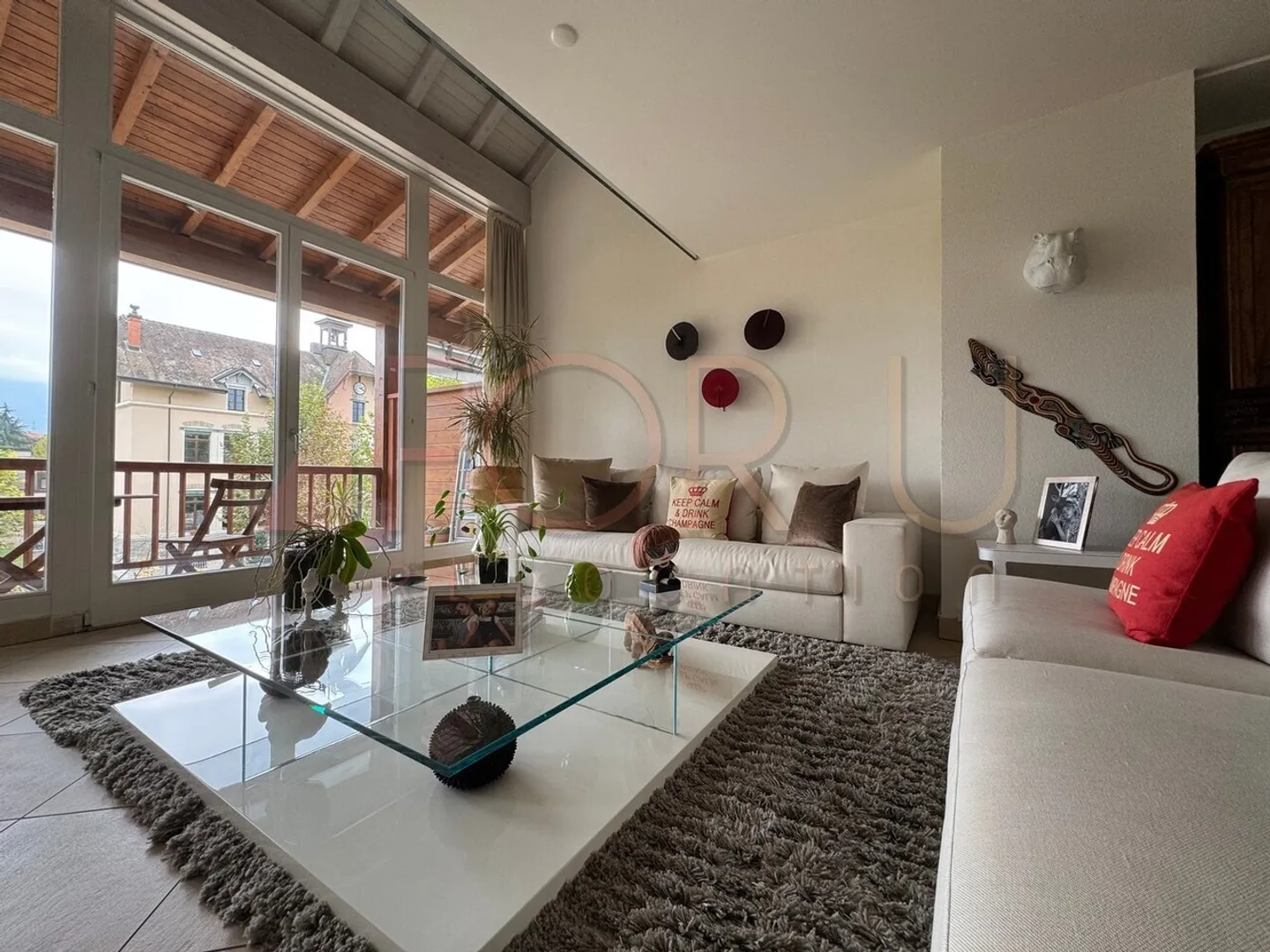 Unique, beautiful and large 6.5-room triplex penthouse in Plan-les-Ouates - Photo 1 of 13