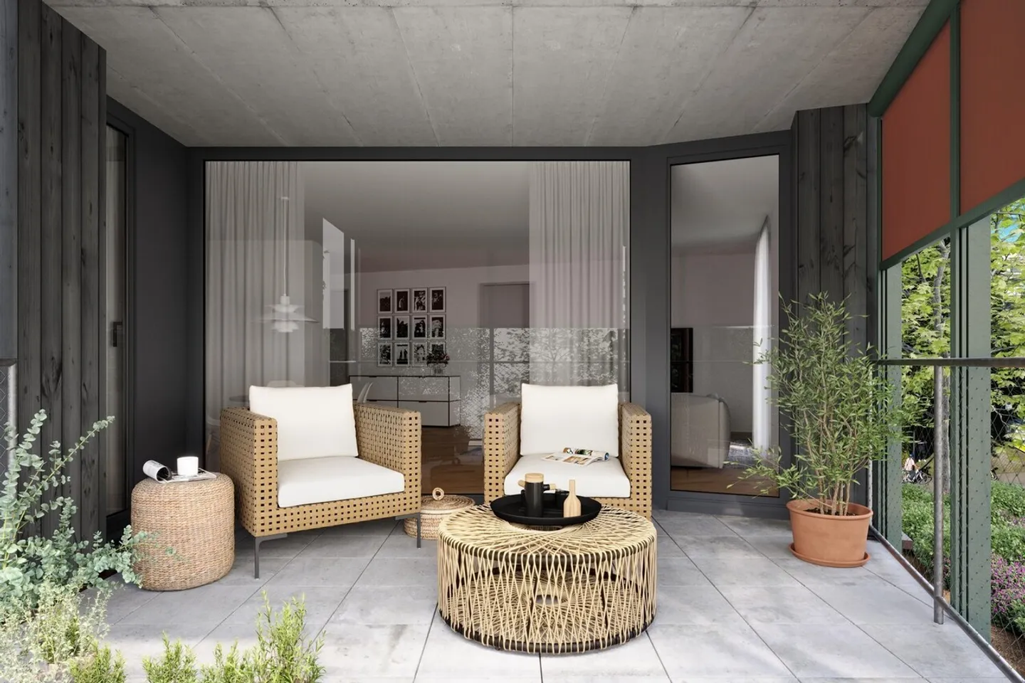 Primo affitto: ULTIMO appartamento con giardino di 3.5 locali con area salotto - Foto 1 di 8