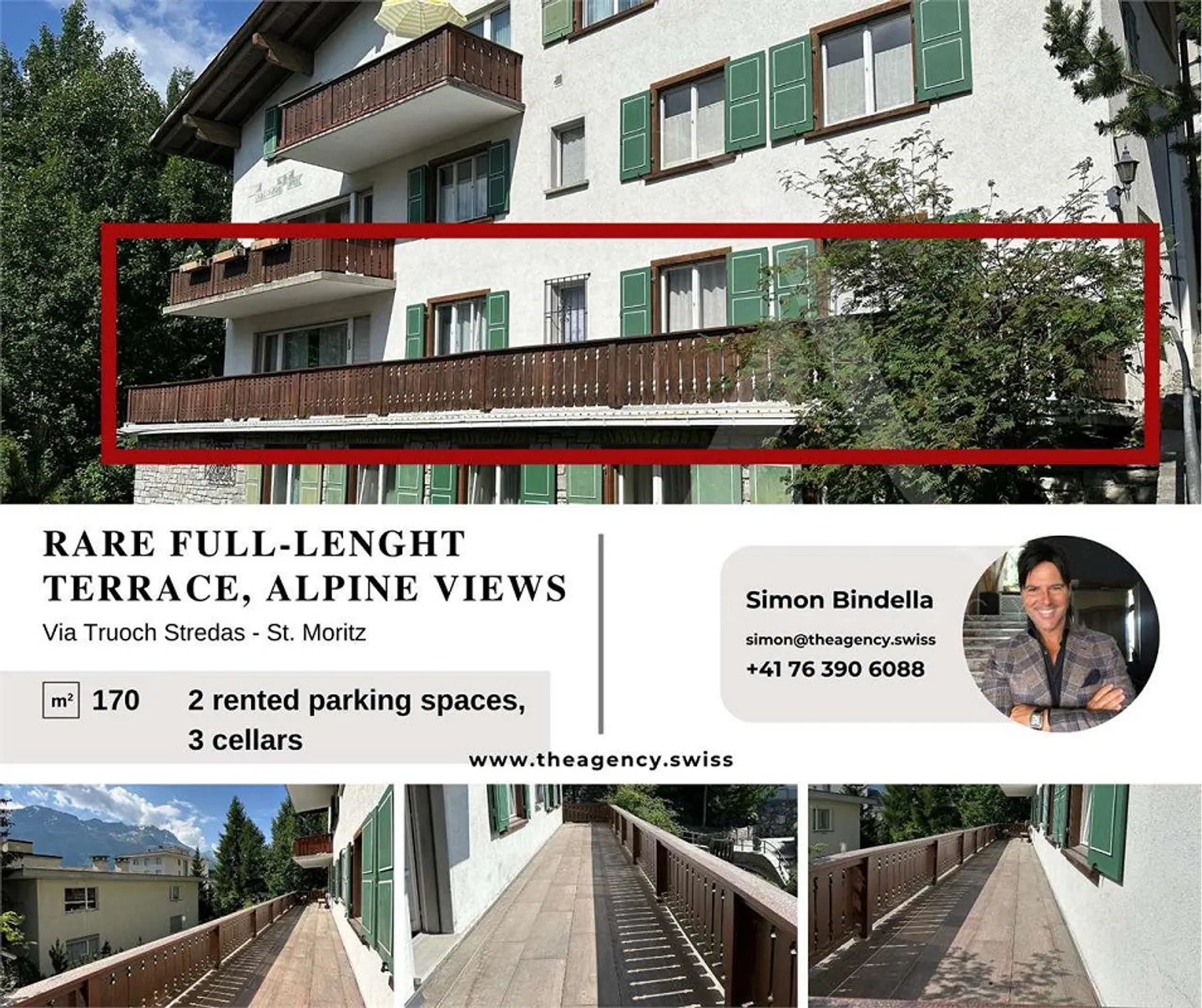 LE PLUS GRAND APPARTEMENT AU COEUR DE ST. MORITZ - Photo 2 sur 9