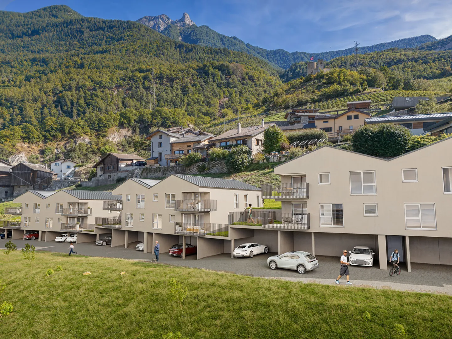 12 APPARTAMENTI IN VENDITA A SAXON - Foto 2 di 11