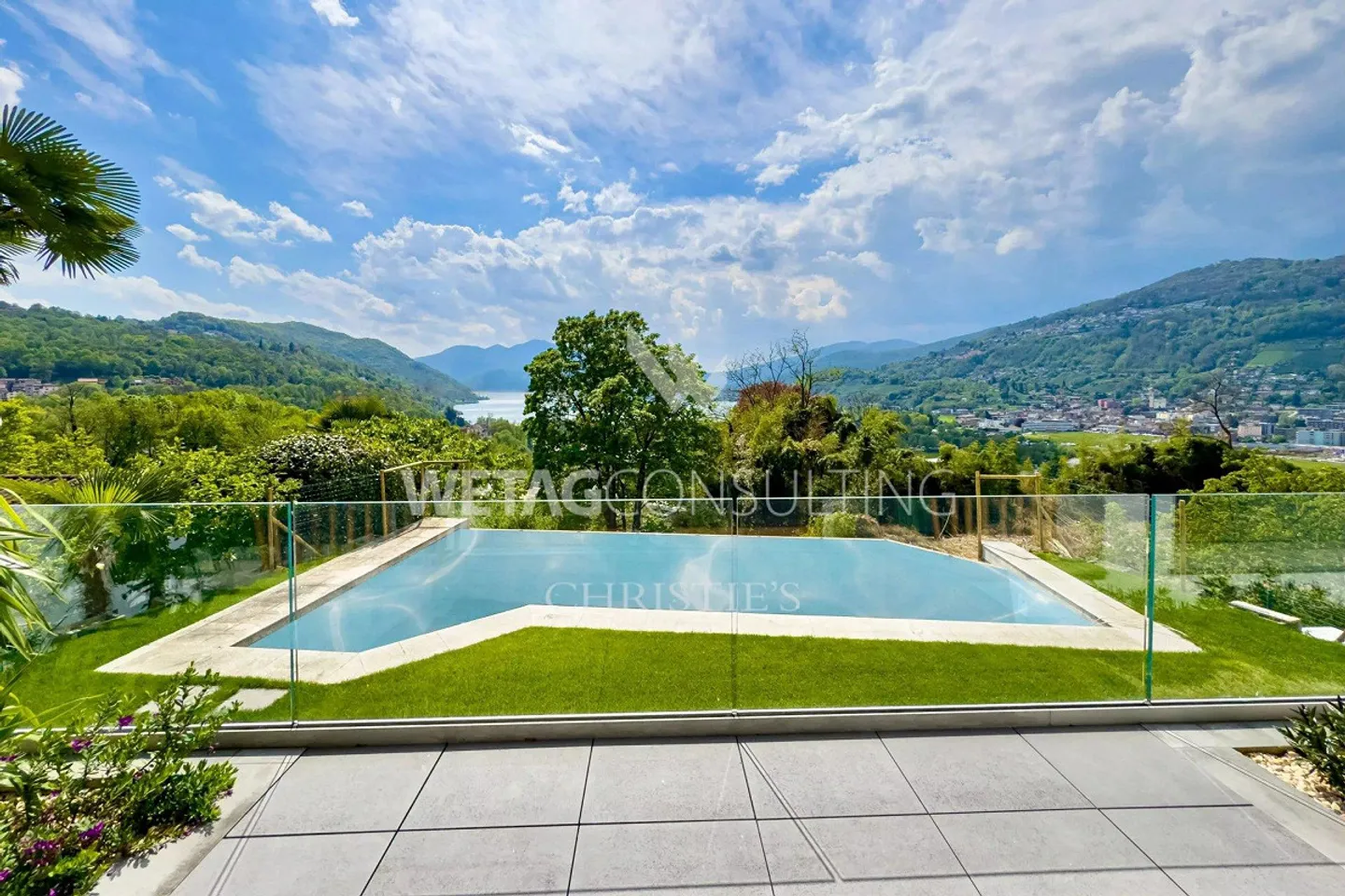 Lugano-Muzzano: villa spaziosa con piscina e vista sul lago di Lugano - Foto 6 di 13