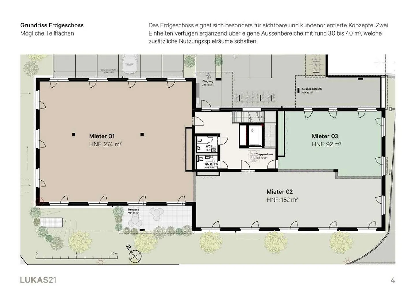 Espaces commerciaux de 92m2 à 518m2 - Réalisez la vision de votre entreprise - Photo 3 sur 10