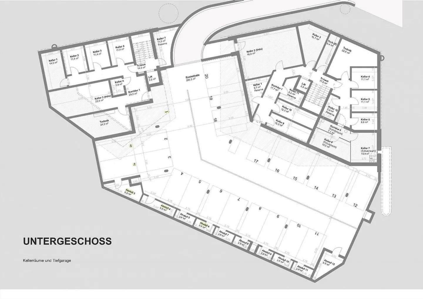 Bahnhöfli Bonaduz | Tiefgaragenparkplätze zu vermieten - Foto 1 von 1